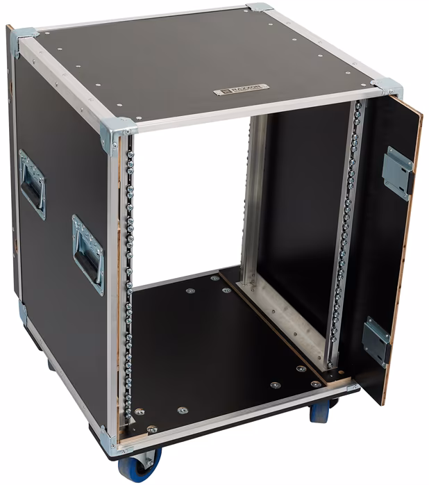 Razzor Cases 14U sliding door rack 390 wheels - Rack Case
