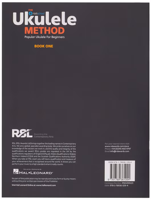 MS Rockschool Ukulele Method Book 1 - Ukulele-Schule für Anfänger