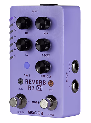Mooer R7 X2 Reverb - Gitarren-Effekt
