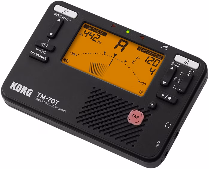 Korg TM-70T BK - Stimmgerät mit Metronom