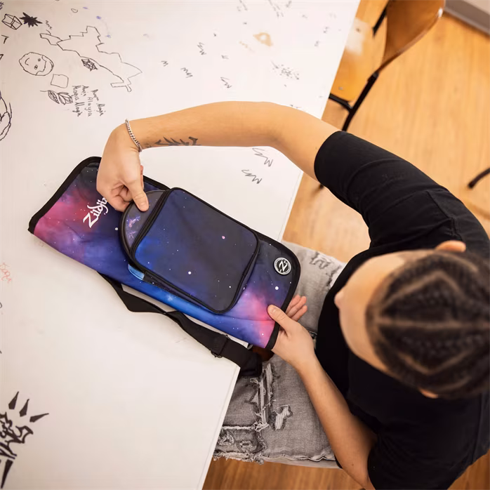 Zildjian Student Stick Bag Purple Galaxy - Case für Drumsticks