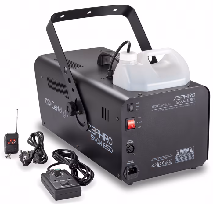 CentoLight Zephiro Snow 1250 Machine - Schneemaschine