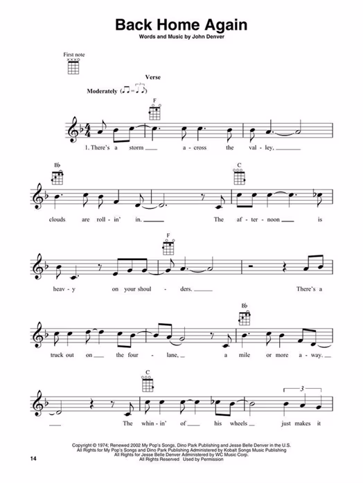 MS Next First 50 Songs You Should Play On Ukulele - Noten für Ukulele