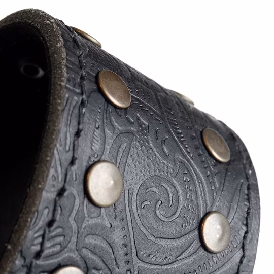 Richter Esa Holopainen Amorphis Signature Black / Old Copper - Gitarrengurt