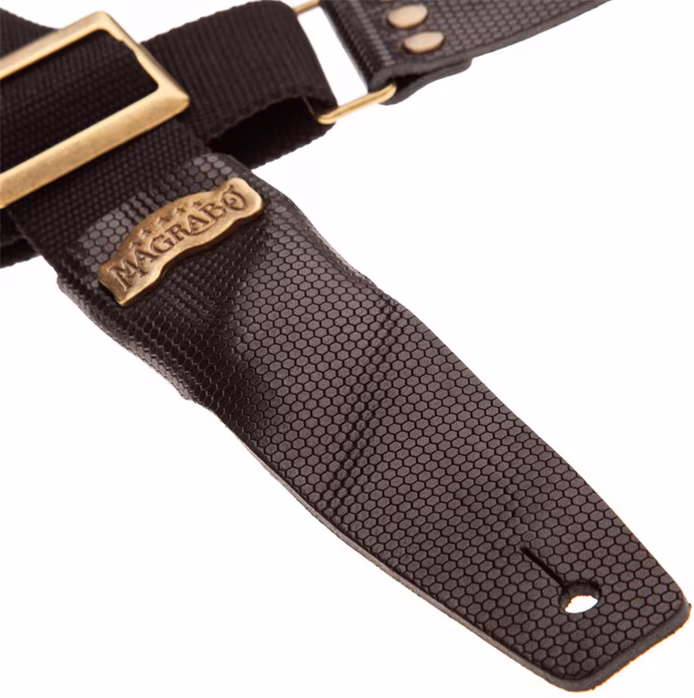 Magrabò Stripe SC Cotton Black / Black 5 cm - Gitarrengurt