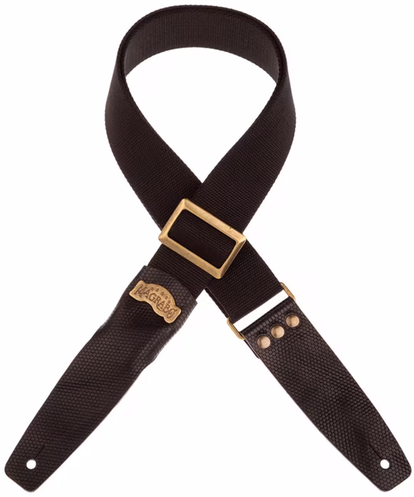 Magrabò Stripe SC Cotton Black / Black 5 cm - Gitarrengurt