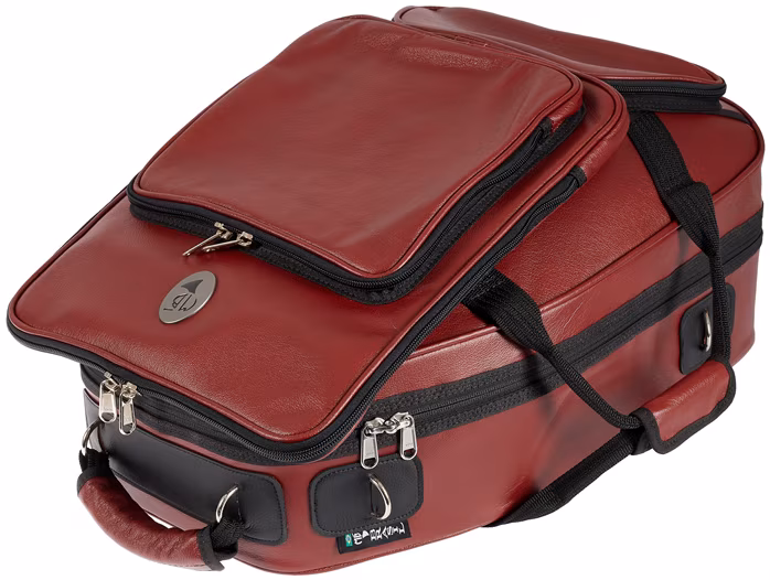 Marcus Bonna MB-5 Baby 1, Wine Leather, without sheet music bag, connectable straps - Case für Waldhorn