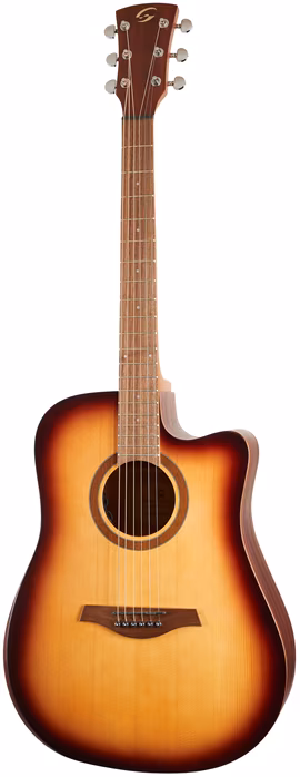 Soundsation EDGE ST DNCE-YSB - Elektroakustische Gitarre