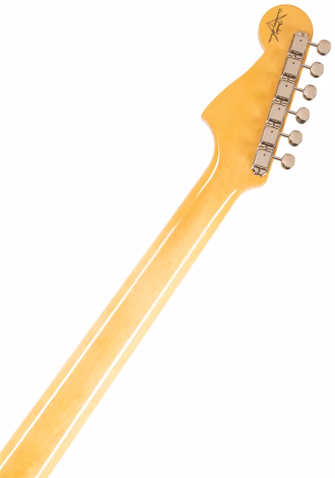 Fender Custom Shop 62 Jazzmaster NOS Aged Candy Apple Red Matching Headstock - E-Gitarre