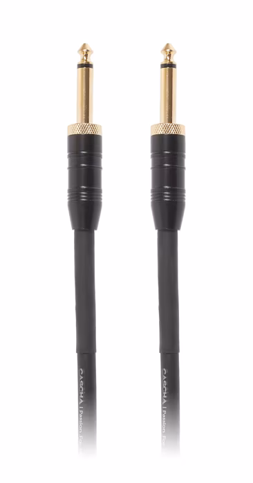 Cascha Professional Line Guitar Cable, Straight, Black, 3 m - Instrumentenkabel