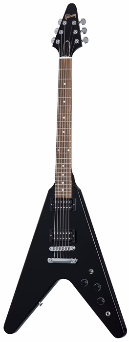 Gibson 80s Flying V Ebony - E-Gitarre