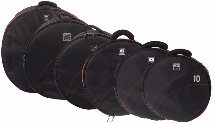 Stefy Line SET2 200 Line Drum Set Bags - Case-Set für Schlagzeug