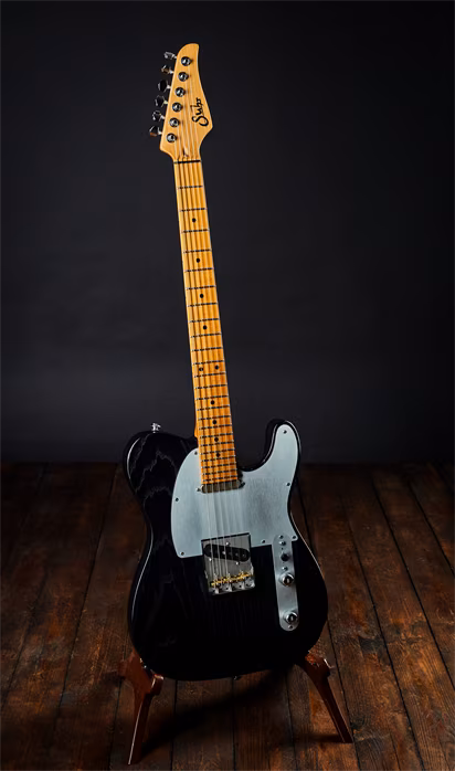 Suhr 2022 Andy Wood SS Modern T War Black - E-Gitarre