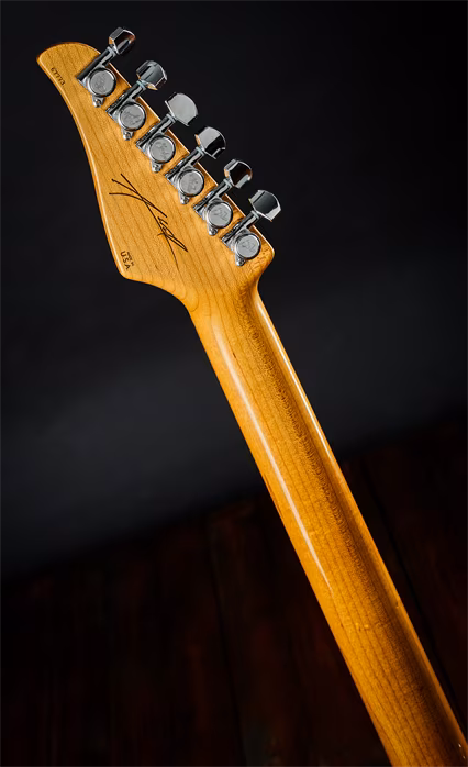 Suhr 2022 Andy Wood SS Modern T War Black - E-Gitarre
