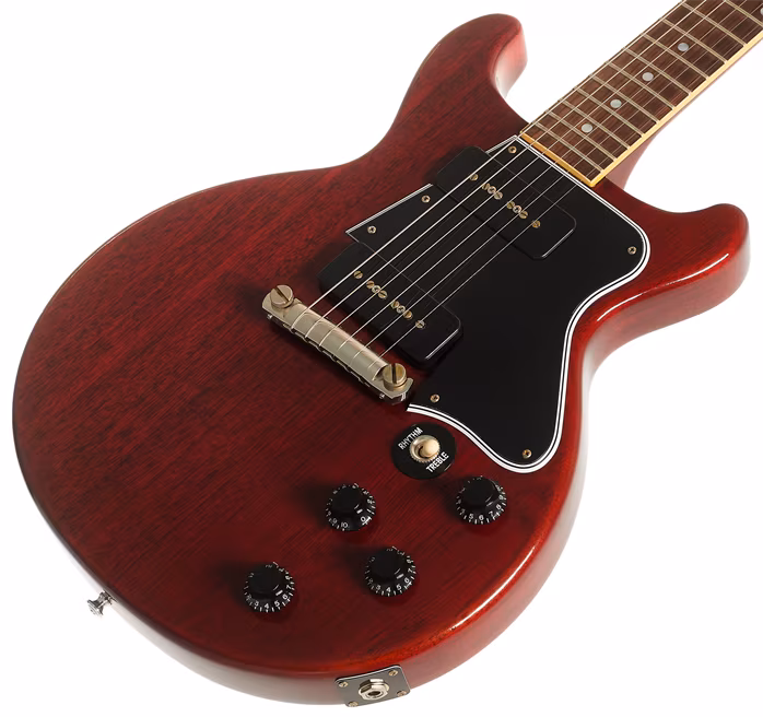 Gibson Custom 1960 Les Paul Special Double Cut Reissue VOS Cherry Red - E-Gitarre