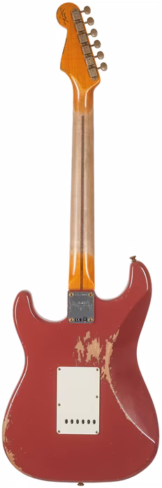Fender Custom Shop 57 Stratocaster Heavy Relic Faded Aged Cimarron Red - E-Gitarre