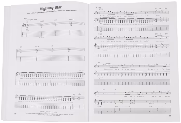 MS Guitar Play-Along: Deep Purple - Gitarrenschule für Anfänger