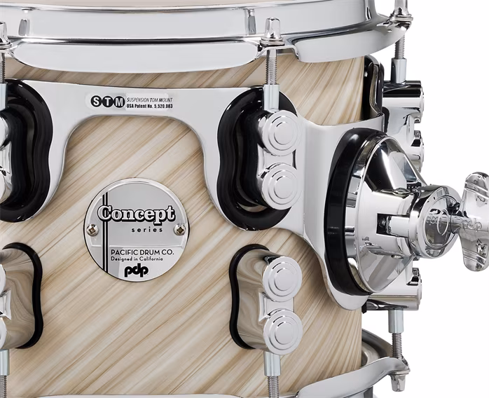 PDP Concept Maple 5 Piece Set Twisted Ivory Finish Ply - Schlagzeug