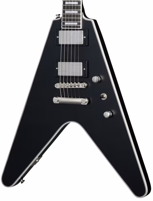 Epiphone Flying V Prophecy Aged Jet Black Metallic - E-Gitarre