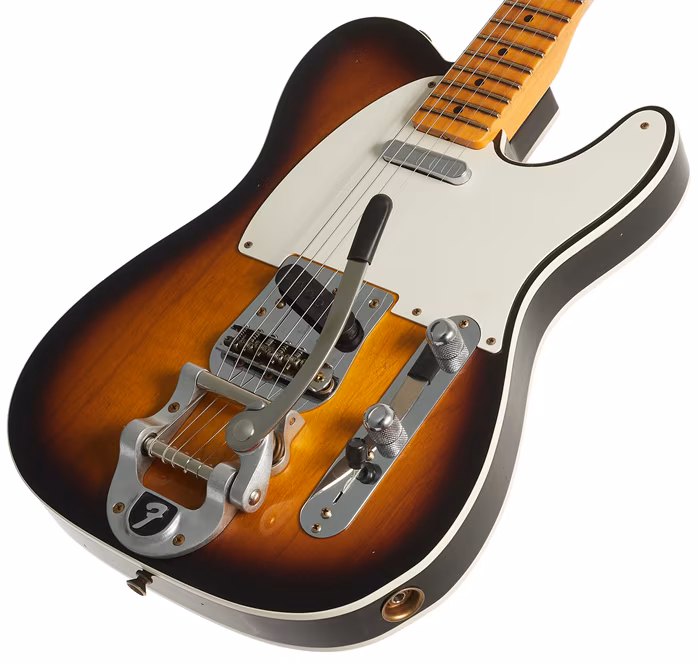 Fender Custom Shop Twisted Telecaster Custom JRN Relic 2-Color Sunburst - E-Gitarre