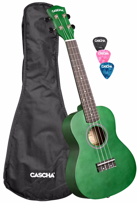 Cascha CUC104 Concert Linden Green - Akustische Ukulele