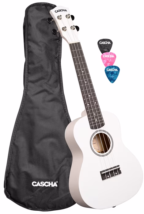 Cascha CUC106 Concert Linden White - Akustische Ukulele
