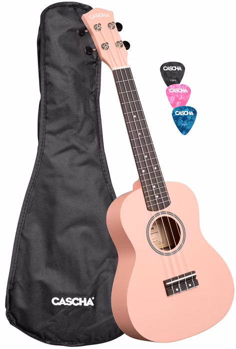 Cascha CUC107 Concert Linden Pink - Akustische Ukulele