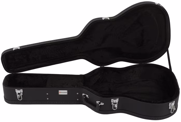 Razzor Woodline Dreadnought Black - Koffer für akustische Gitarre