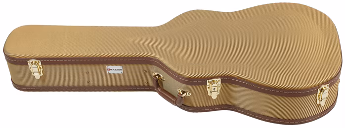 Razzor Woodline Dreadnought Tweed - Koffer für akustische Gitarre