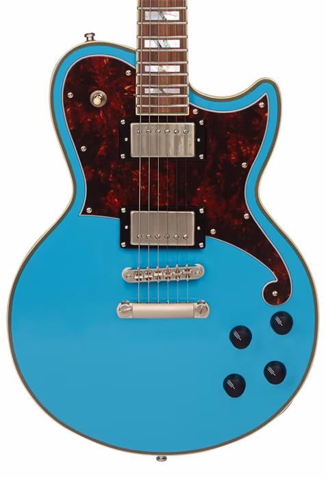 D'Angelico Deluxe Brandon Niederauer Atlantic Sonic Blue - E-Gitarre