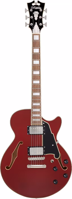 D'Angelico Premier SS Burnt Red - Semiakustische Gitarre