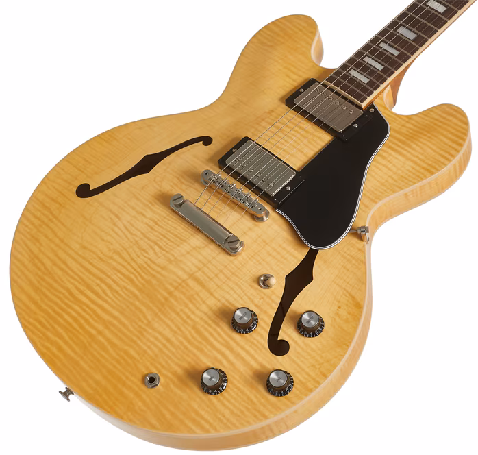 Gibson ES-335 Figured Antique Natural - Semiakustische Gitarre