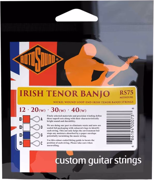Rotosound RS75 Irish Tenor Banjo - Irish Tenor Banjo Strings