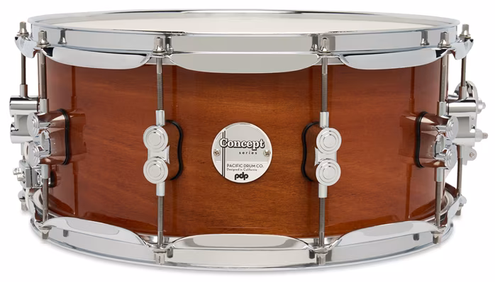 PDP 14" x 6,5" Concept Maple Exotic Honey Mahogany Snare Drum - Snare-Trommel
