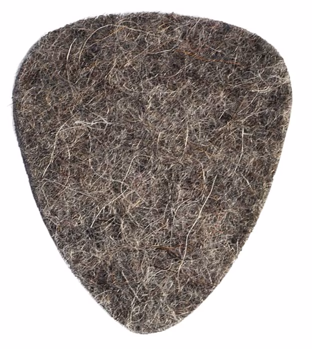 Timber Tones Felt Tones Grey Wool Felt  - Plektrum