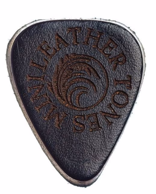 Timber Tones Leather Tones Mini Black  - Plektrum