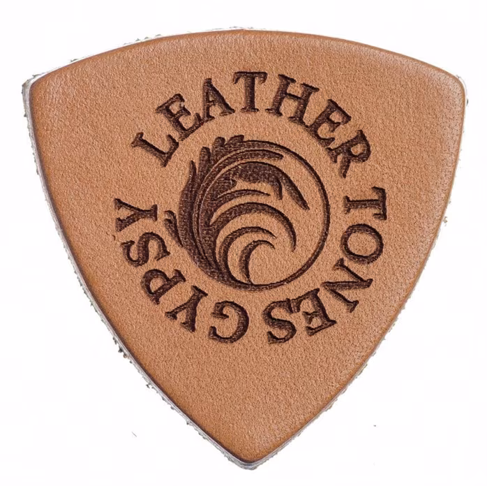 Timber Tones Leather Tones Gypsy Whisky Leather  - Plektrum