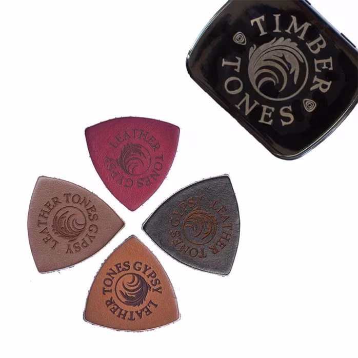 Timber Tones Leather Tones Gypsy Mixed 4-Pack Tin - Plektren