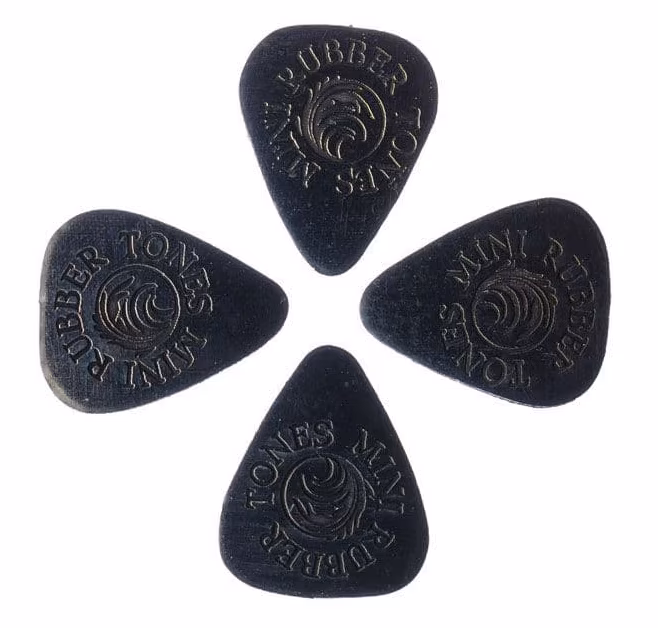 Timber Tones Rubber Tones Mini Black Nitrile 4-Pack - Plektren