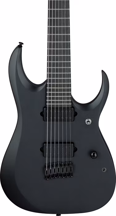 Ibanez RGDRB71 Black - Siebensaitige E-Gitarre