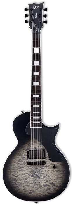 ESP LTD EC-01FT Charcoal Burst Satin - E-Gitarre