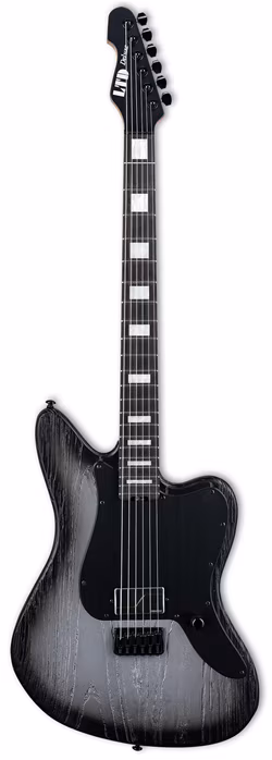 ESP LTD XJ-1 Baritone Silver Blast - E-Baritongitarre