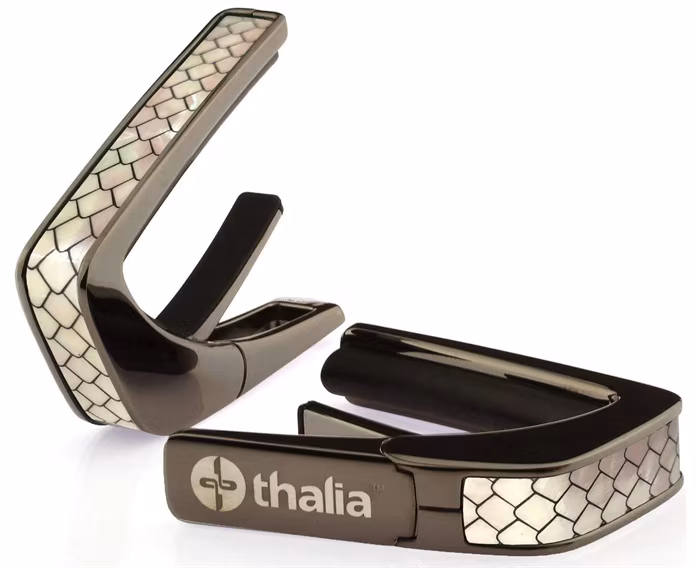 Thalia Premium Series Pearl Dragon Scales Black Chrome - Kapodaster