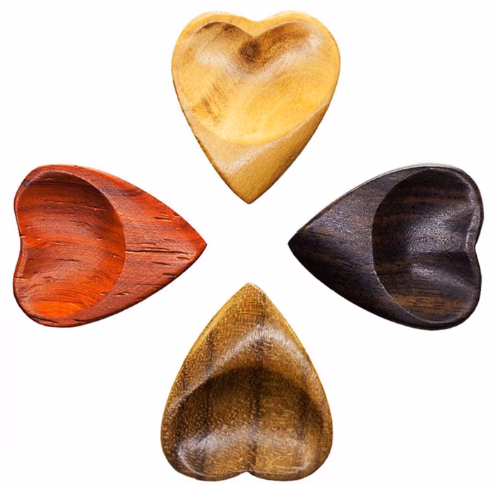 Timber Tones Heart Tones Mixed 4-Pack - Plektren