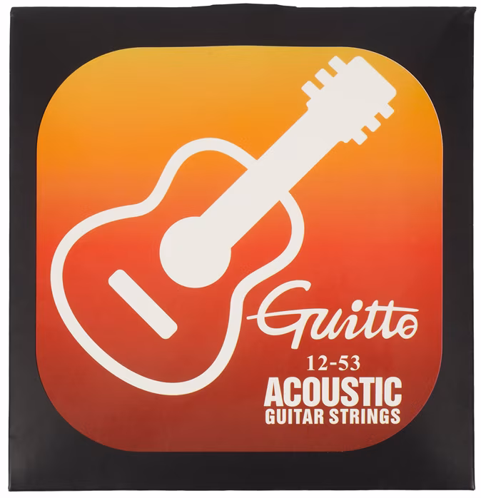 Guitto GSA-012 Acoustic Guitar Strings 12-53 - Stahlseiten für akustische Gitarre