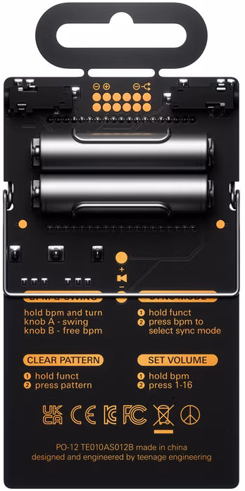 Teenage Engineering PO-12 rhythm - Synthesizer