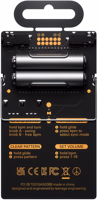 Teenage Engineering PO-28 robot - Synthesizer