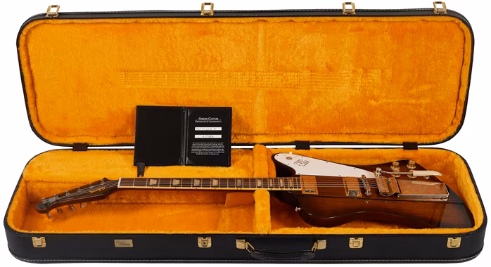 Gibson Custom 1963 Firebird V w/ Maestro Vibrola VOS Vintage Sunburst - E-Gitarre