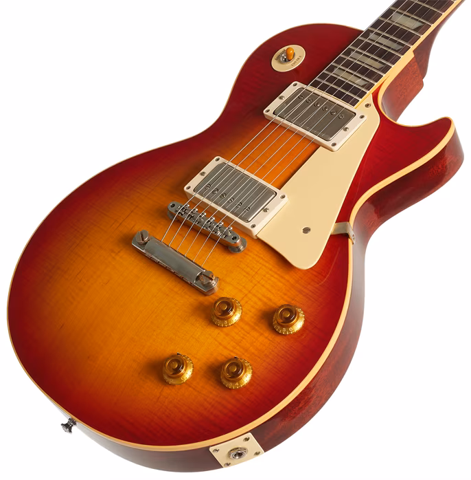 Gibson Custom 1959 Les Paul Standard Reissue VOS Washed Cherry Sunburst - E-Gitarre