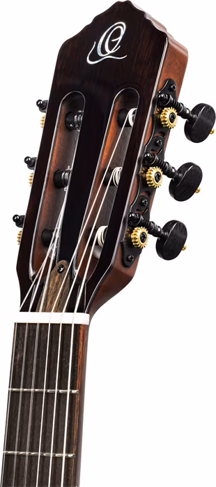 Ortega RTPSTD LH NAT - Linkshänder elektroakustische klassische Gitarre